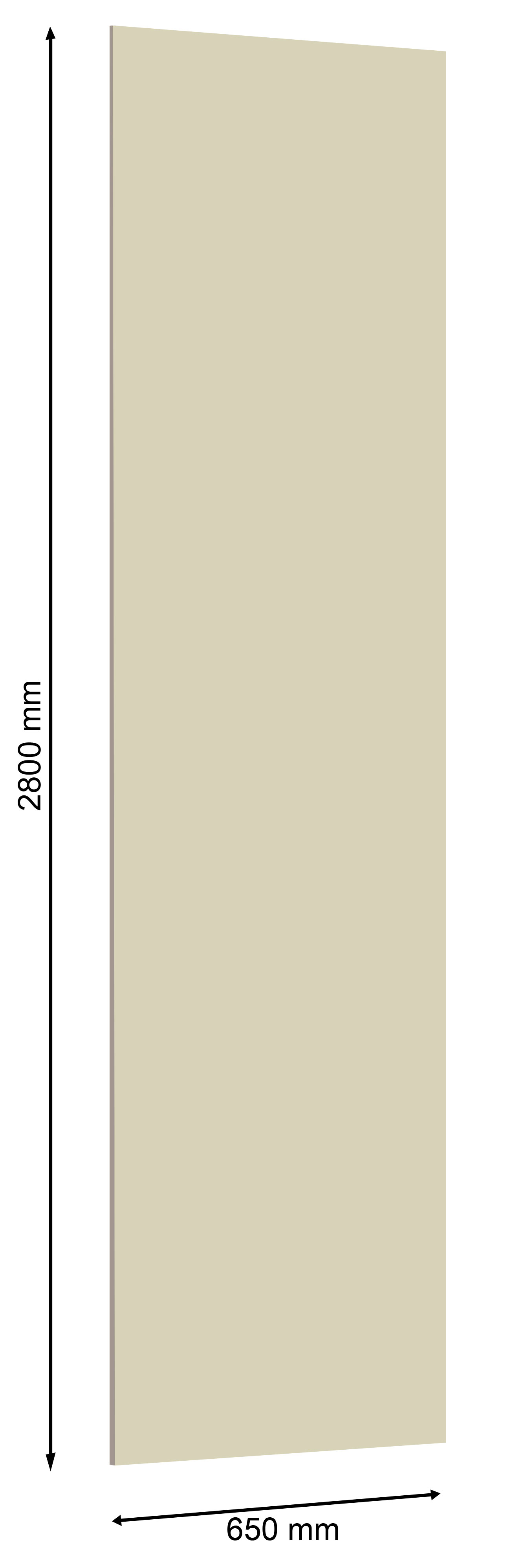Стеновая панель UltraWall 2800*650*10 мм, Светлый Зеленый, С322 UR