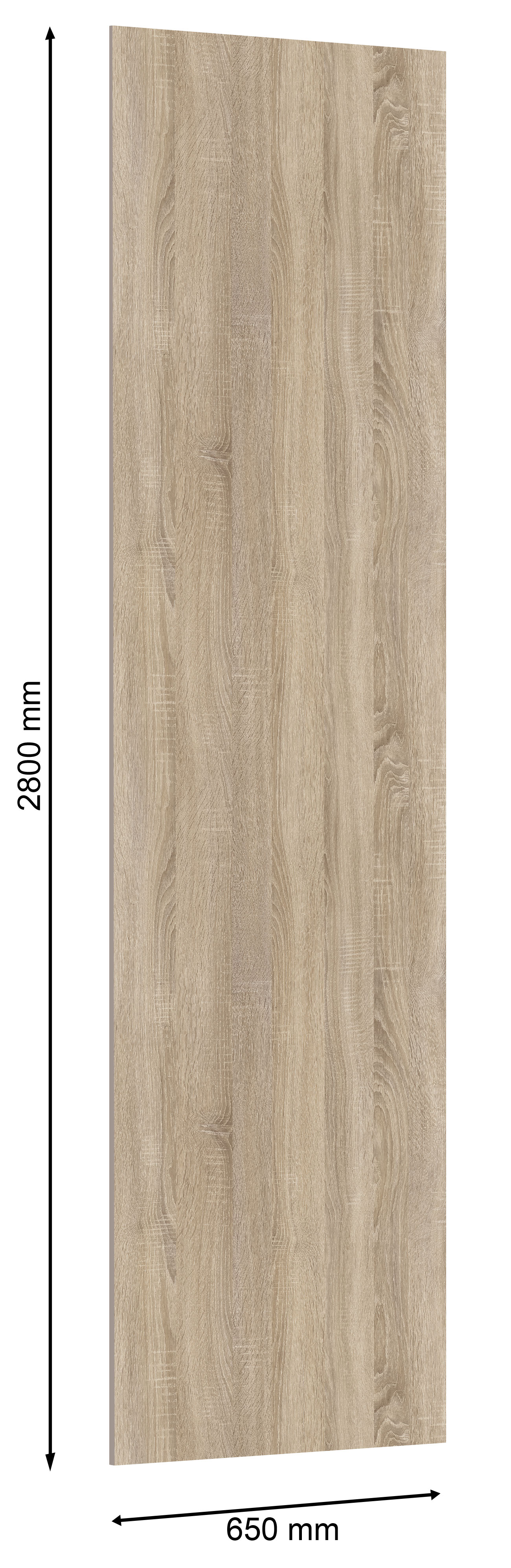 Стеновая панель UltraWall 2800*650*10 мм, Дуб Сонома, 3025 SN