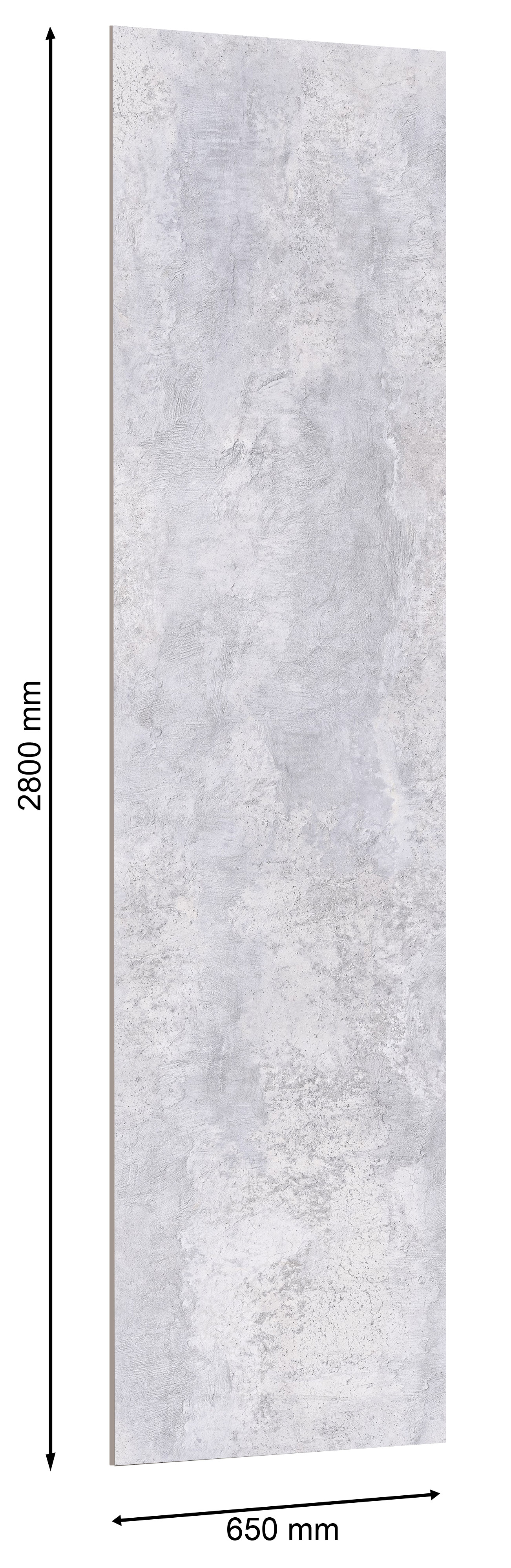 Стеновая панель UltraWall 2800*650*10 мм, Цемент Светлый, 2691 UR