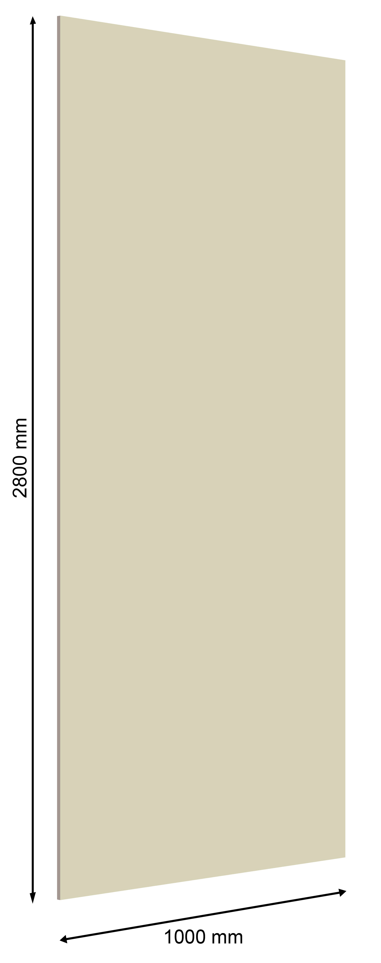 Стеновая панель UltraWall 2800*1000*10 мм, Светлый Зеленый, C322 UR